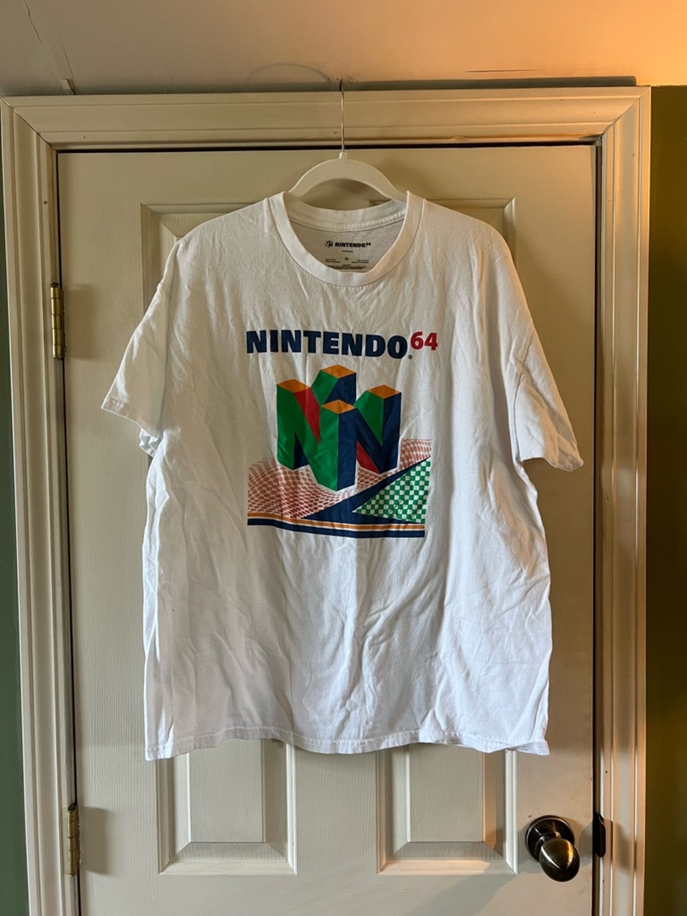 Nintendo White T-Shirt with Nintendo 64 Logo